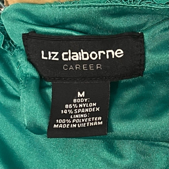 Liz Claiborne Career Sleeveless Lace Blouse - Picture 4 of 5